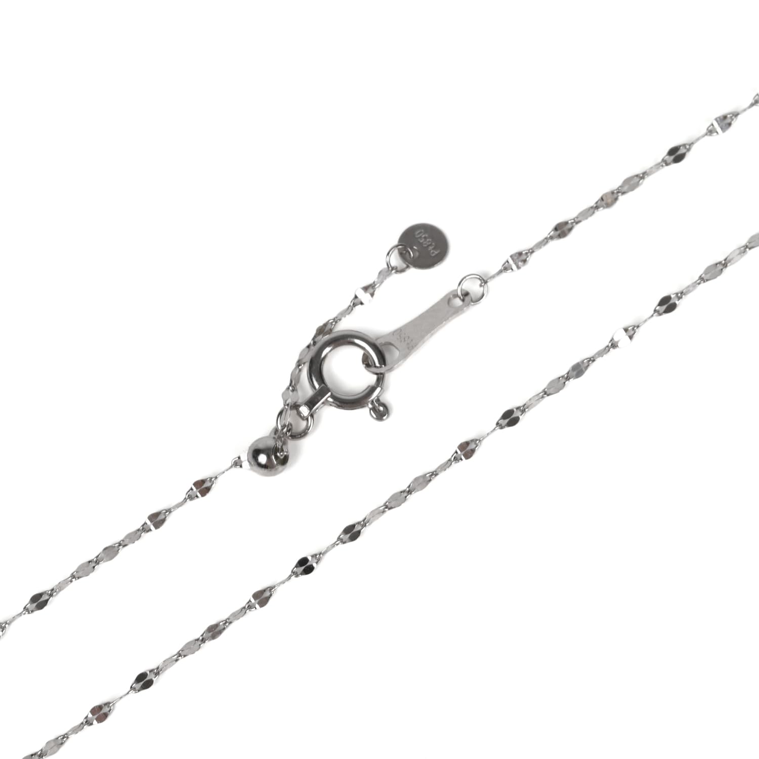 Amazon | [ハッピーグッツショップ] プラチナ ネックレス ペタル